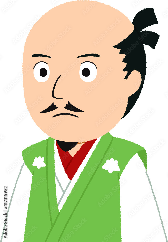 織田信長のイラスト Stock Vector Adobe Stock