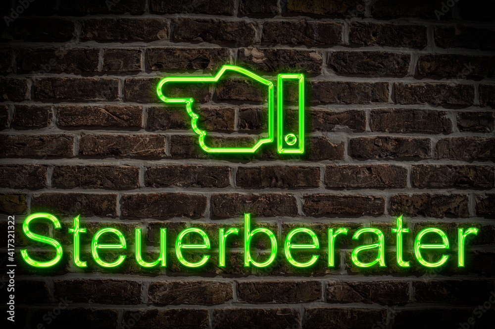 Leuchtreklame Steuerberater