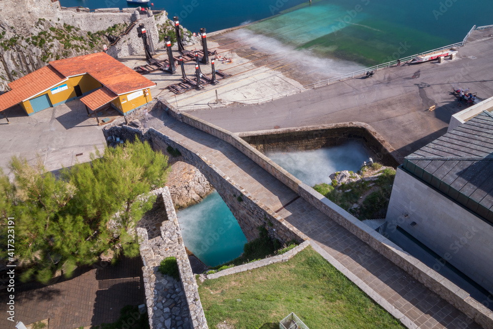 Fototapeta premium Breakwater in Castro Urdiales