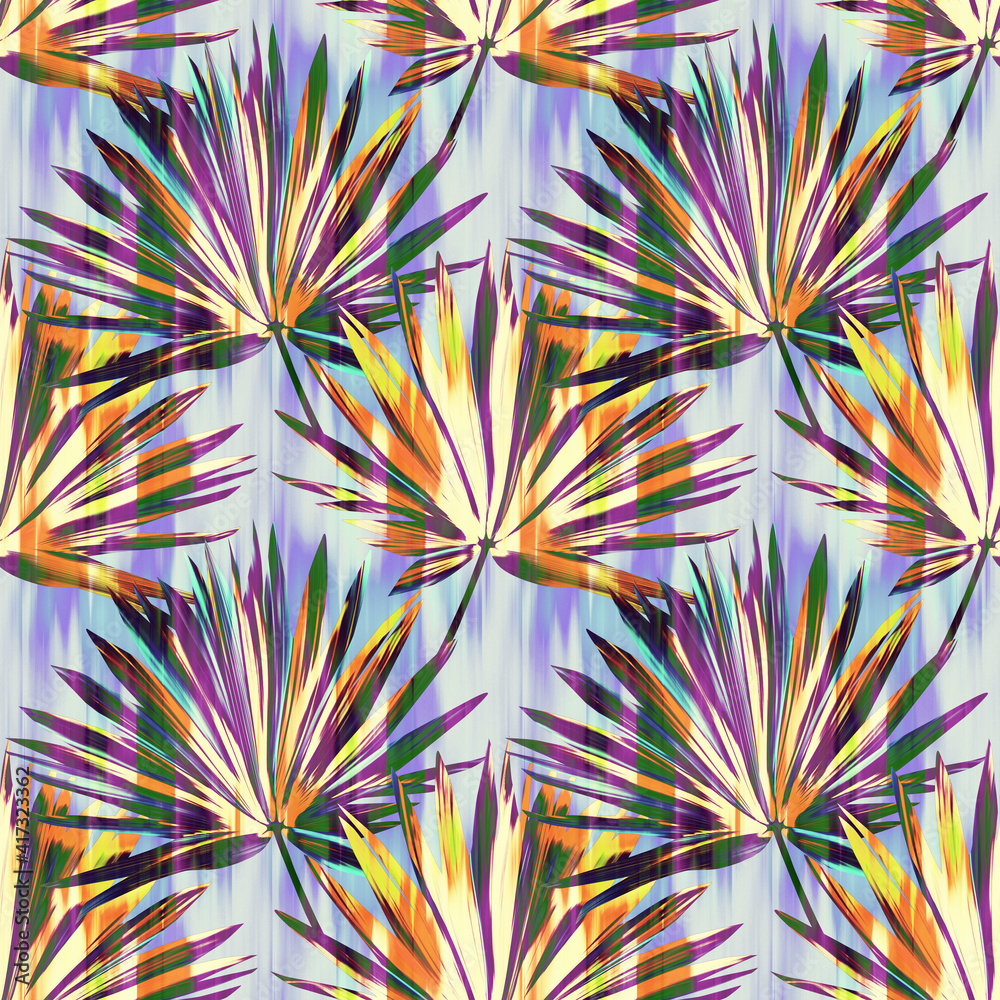 Seamles Leaves Pattern In Elegant Style Seamles Leaves Pattern In Elegant Style