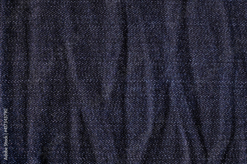 dark blue jean texture, textile background