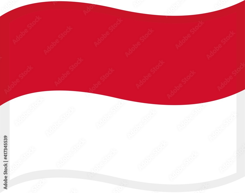 Vector illustration of emoticon of Polish flag Stock Vector | Adobe Stock