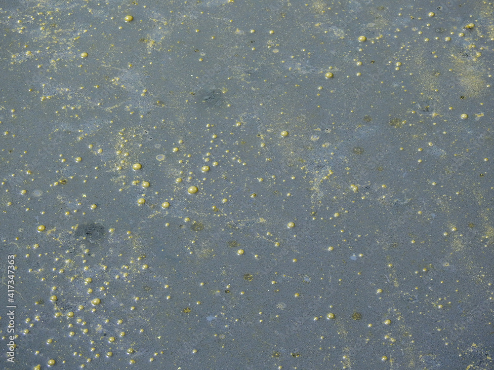 Bubbles in dirty water, sewage texture