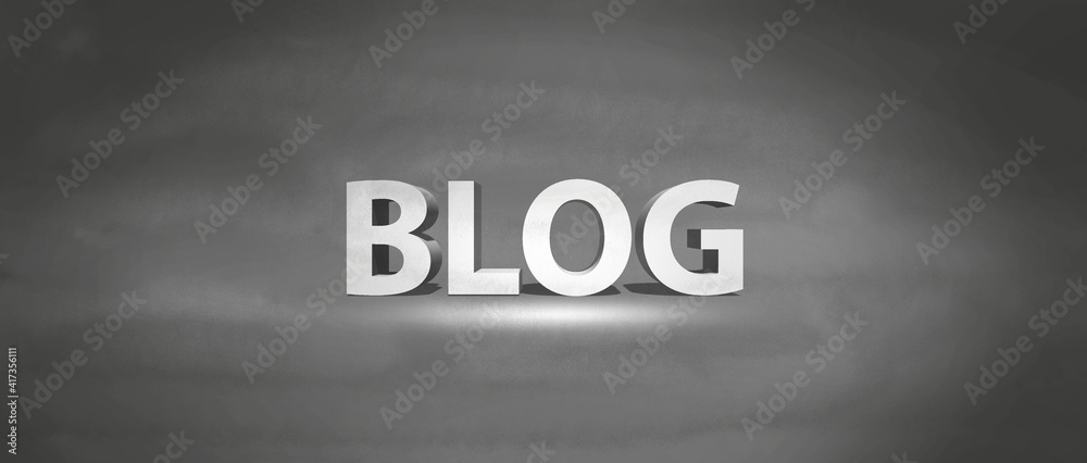 Internet Blog and Blogging Concept 3D illustration Internet Blog and Blogging Concept 3D illustration