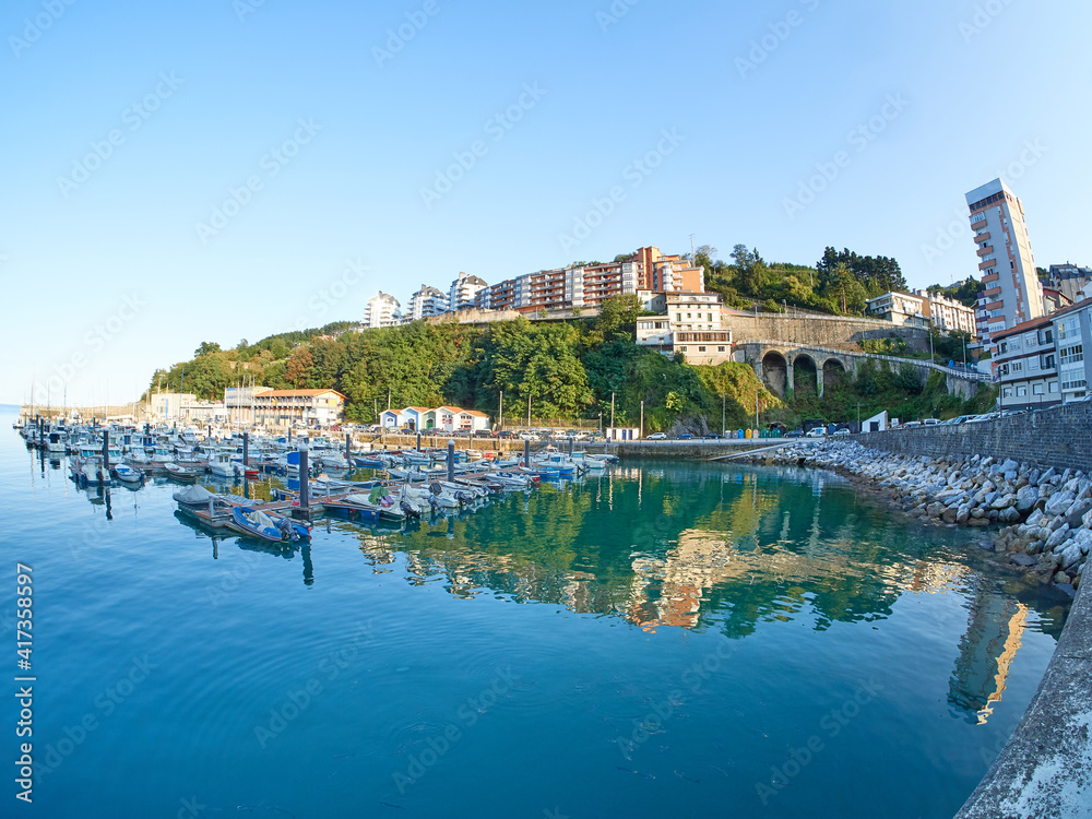 Fototapeta premium Town of Mutriku, Basque Country, SpainA