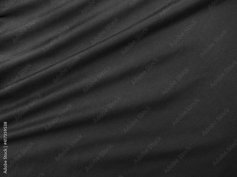 Fototapeta premium black fabric cloth texture background