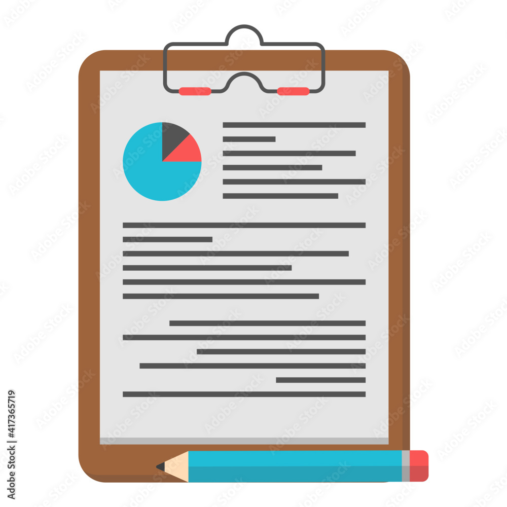 Editable flat design of data analytics, business report Editable flat design of data analytics, business report
