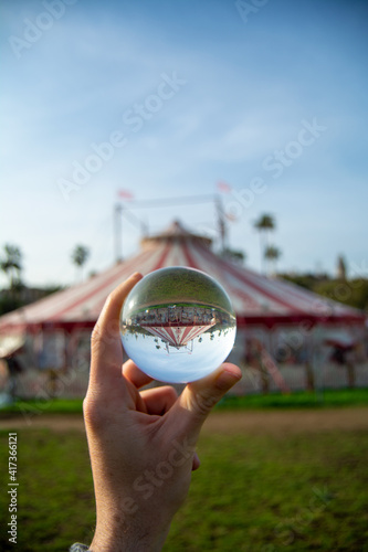 Different point of view from the circus