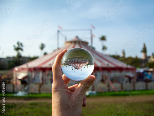 Different point of view from the circus
