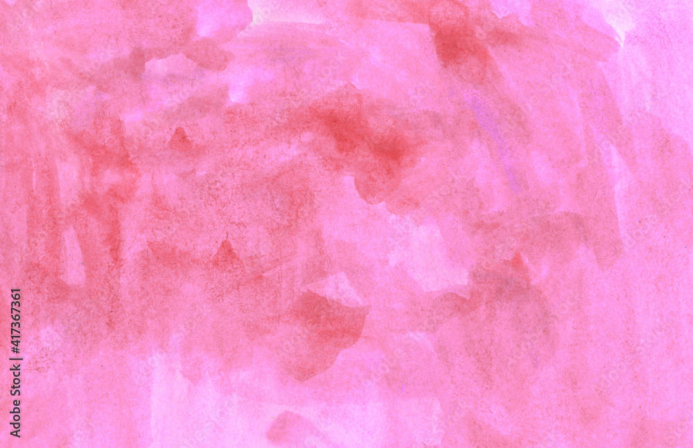 Fototapeta premium Abstract pink watercolor background.