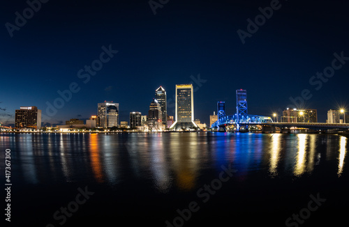 Beautiful Downtown Jacksonville Florida © robitaillee