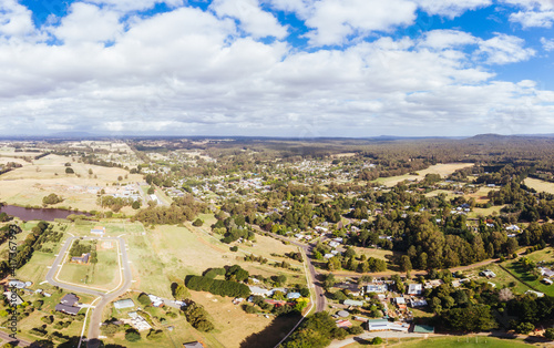 Aerial View of Trentham in Australia
