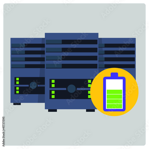 Vector illustration for Server EPS10