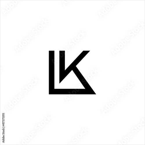 Free Download initial LK logo design, abstract letter vector idea - GFXLoad
