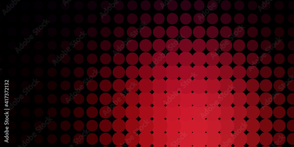 Dark Blue, Red vector backdrop with circles.