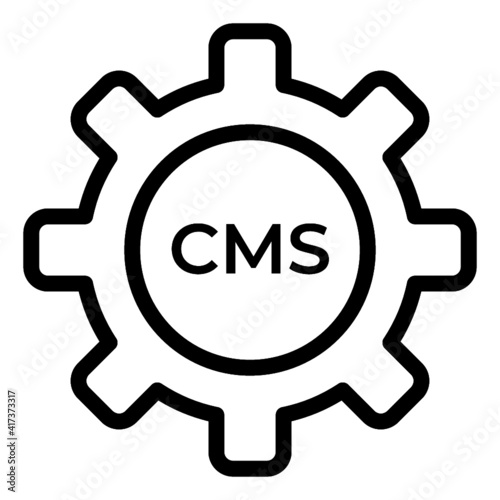 cms icon vector illustration