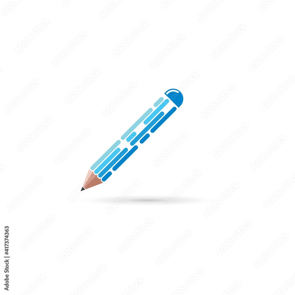 pencil vector illustration icon of education design template pencil vector illustration icon of education design template