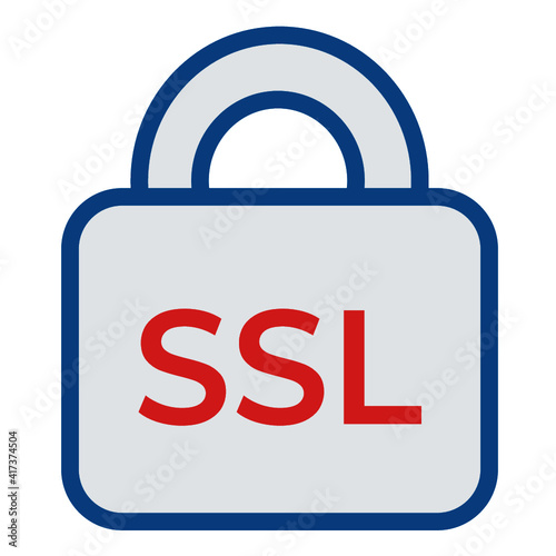 ssl icon vector illustration