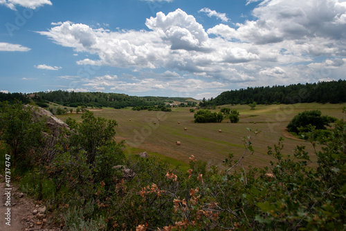 landscape with sky and clouds