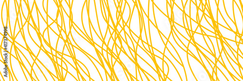 Wide abstract background with geometic doodle pasta