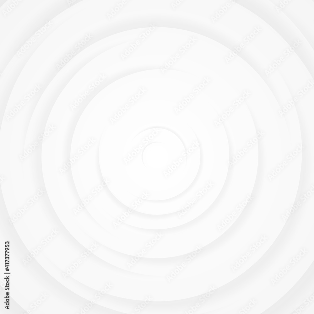 White gray circles abstract background.3D illustration with paper cut style. White gray circles abstract background.3D illustration with paper cut style.