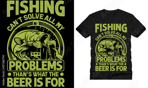 Fishing t shirt design
