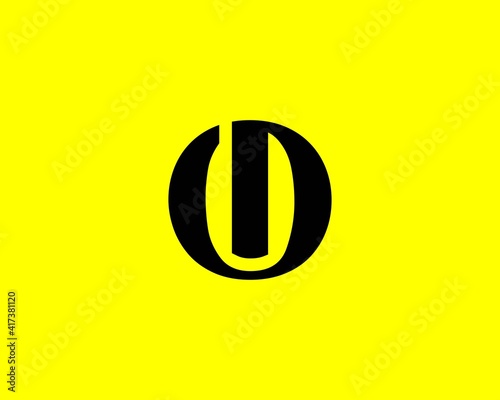 D OD DO letter logo design vector template