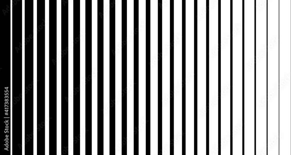Black line halftone pattern texture. Vector black radial striped background for retro, graphic effect. Monochrome stripe texture.