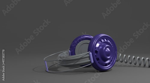 Fototapeta headphones