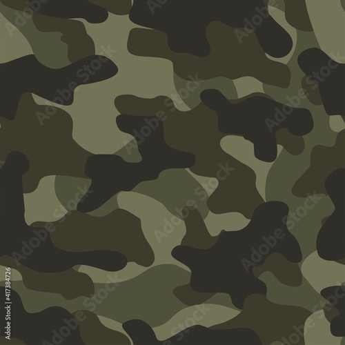 army camouflage vector seamless print