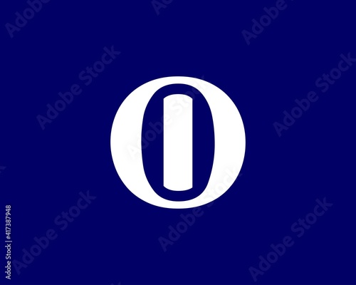 i oi io letter logo design vector template