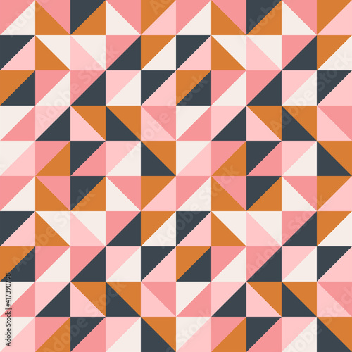 Wallpaper Mural Geometric seamless pattern. Minimalist vector texture. Abstract background. Torontodigital.ca