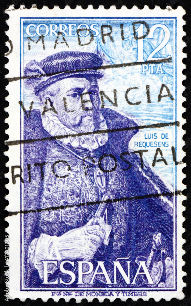 Postage stamp Spain 1976 Luis de Requesens, politician