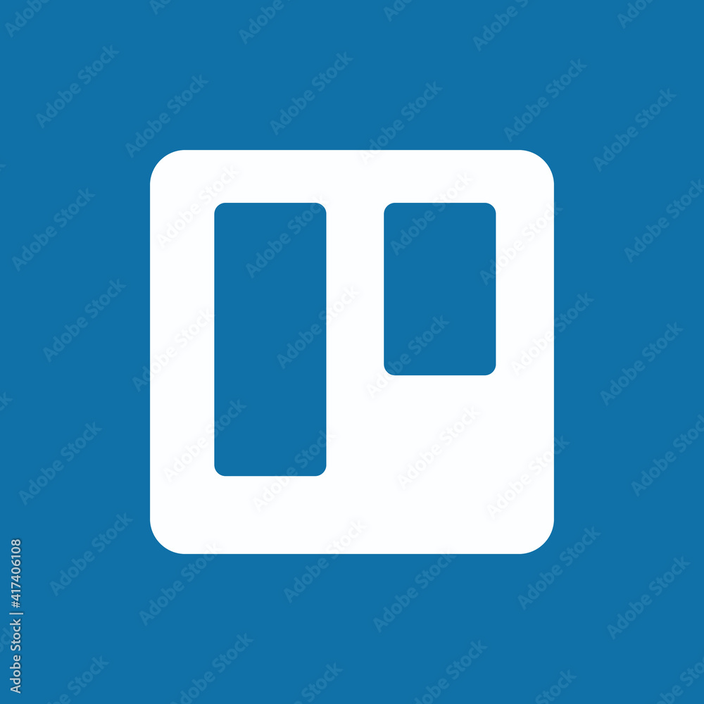 Trello icon set simple design