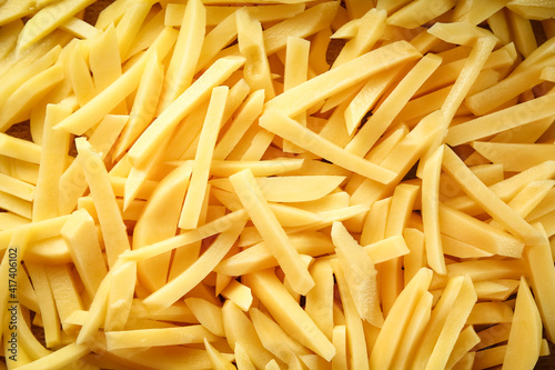 tasty French fries background