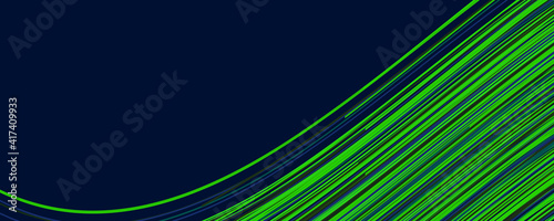 angled rules green 