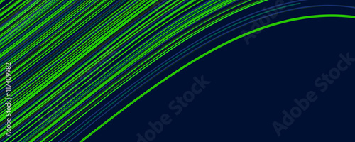 angled rules green 