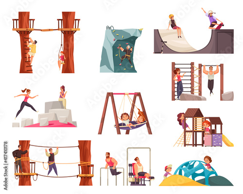 Outdoor Adventure Activities Set