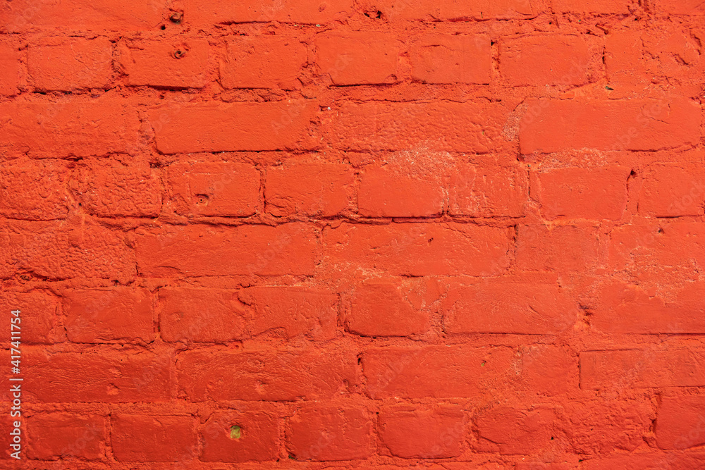 brick wall painted in solid color brick wall painted in solid color