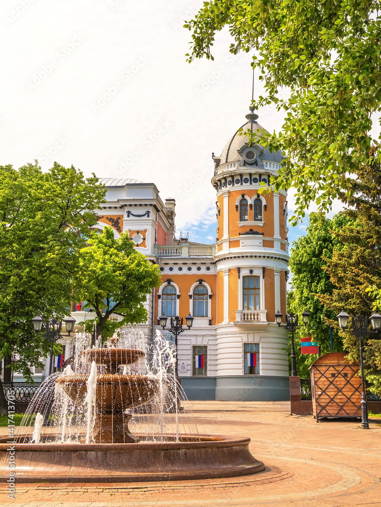 House-monument to the Russian writer Ivan Goncharov on the city embankment