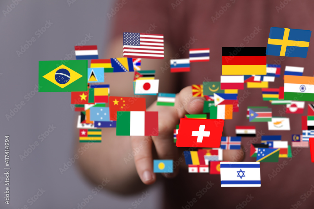 International world flag 3d digital International world flag 3d digital