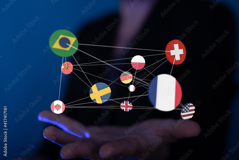 International world flag 3d digital International world flag 3d digital