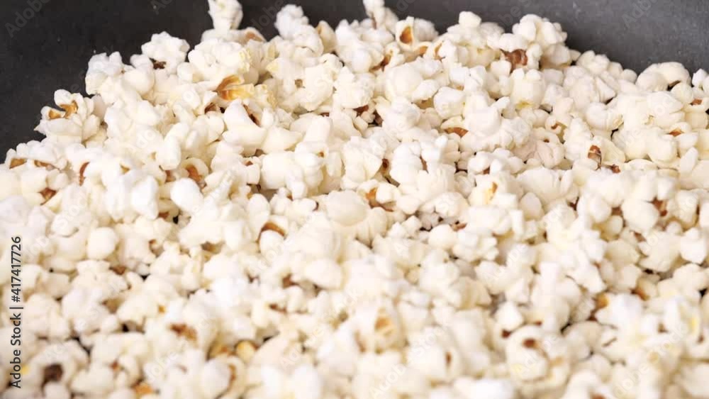 Popcorn Flying in slow motion, falling popcorn during cooking. Full HD. Slow Motion Popcorn Flying in slow motion, falling popcorn during cooking. Full HD. Slow Motion