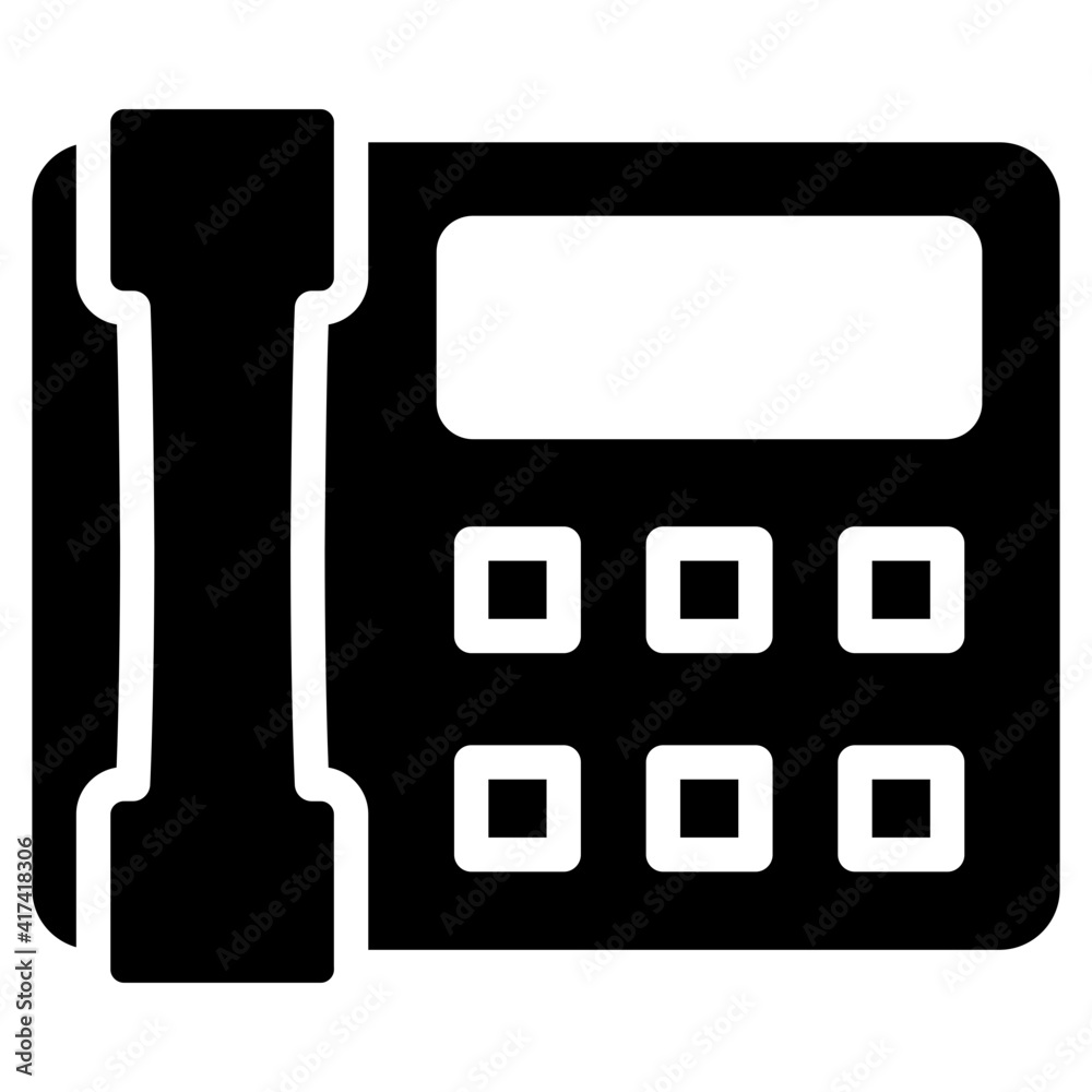 A trendy vector design of fax machine A trendy vector design of fax machine