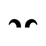 Animal horns icon, logo isolated on white background