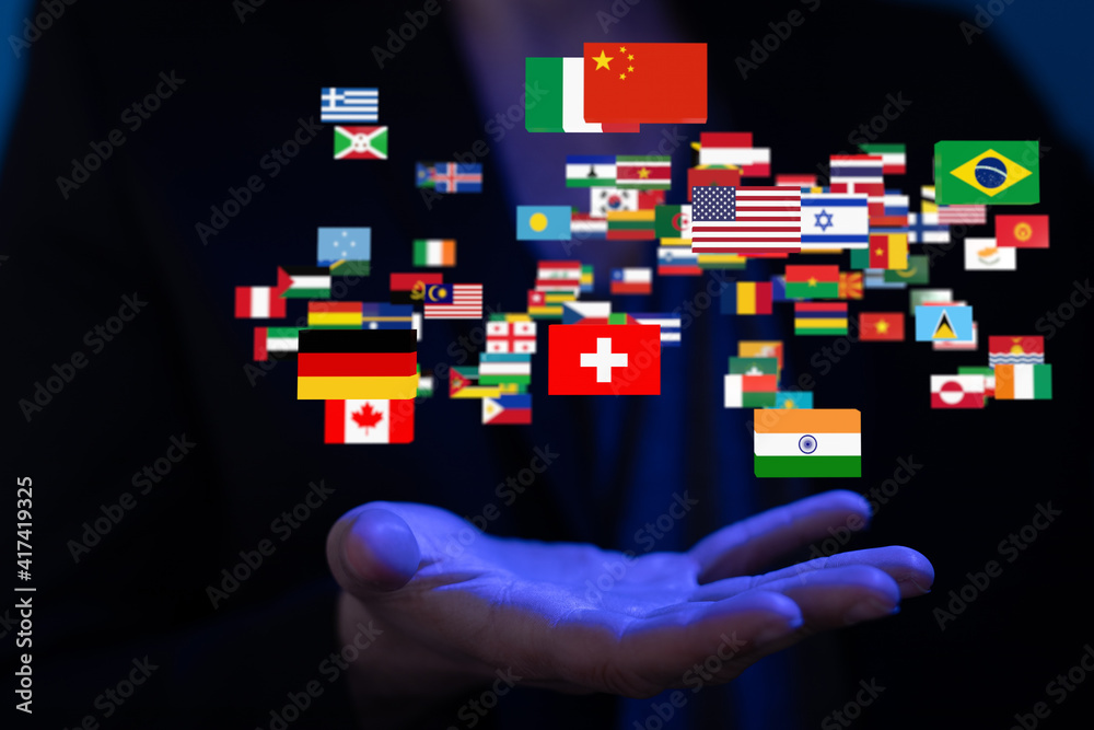 International world flag 3d digital International world flag 3d digital