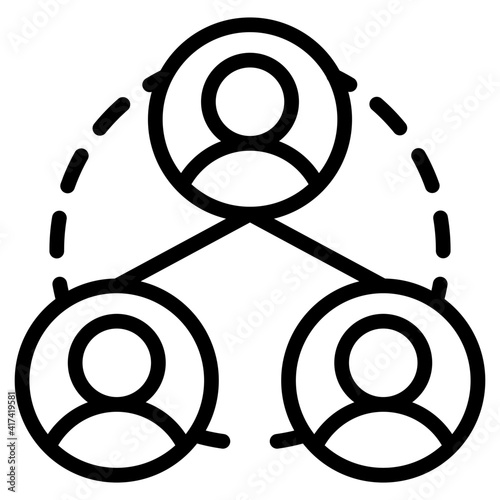 A unique vector design of team network