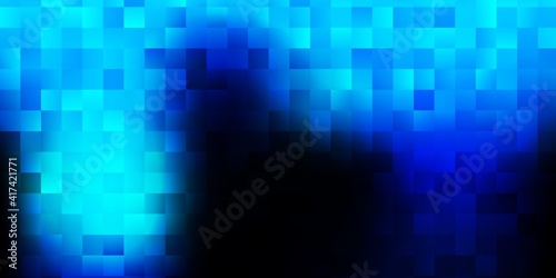 Dark blue vector pattern with abstract shapes.