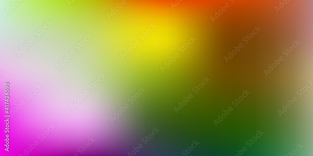 Light multicolor vector gradient blur template.