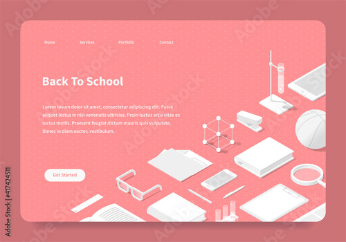 Back To School Landing Page